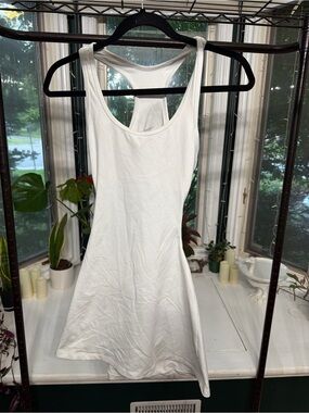 TNA White Racerback Tank Dress